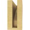 Ekena Millwork 3"W x 9"D x 6"H Classic Clemmons Rough Cedar Woodgrain TimberThane Corbel, Primed Tan CORUR03X09X06CLERCPR - alternate 2
